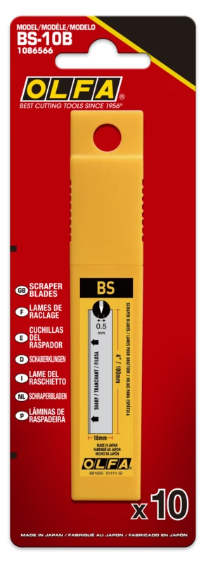 100mm BS-10B Dual-Edge Scraper Blades - 10 Pack - Image 2