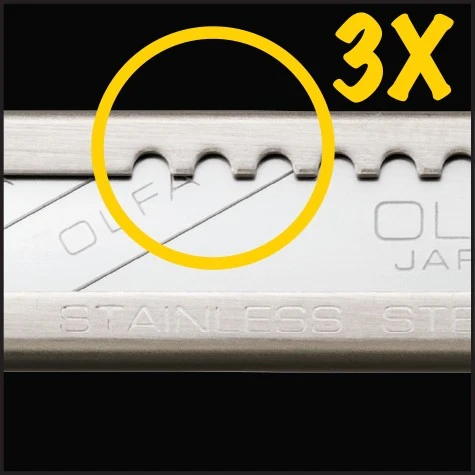 9mm Stainless-Steel Graphics Knife with 30-Degree Precision Blade | SAC-1 - Image 3