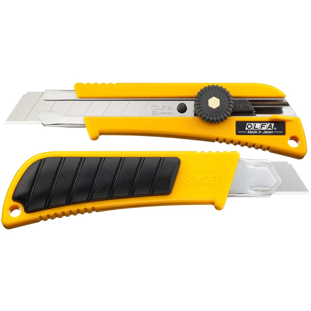 Heavy-Duty Ratchet-Lock Utility Knife with 7" Heavy Duty Scissors (L-2/SCS-2) - Image 2