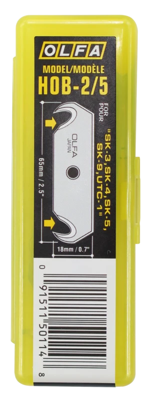 HOB Dual-Edge Hook Safety Blade - 5 Pack - Image 3