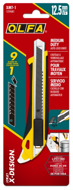 12.5mm X-Design Medium Duty Auto-Lock Knife | XMT-1 - Image 3