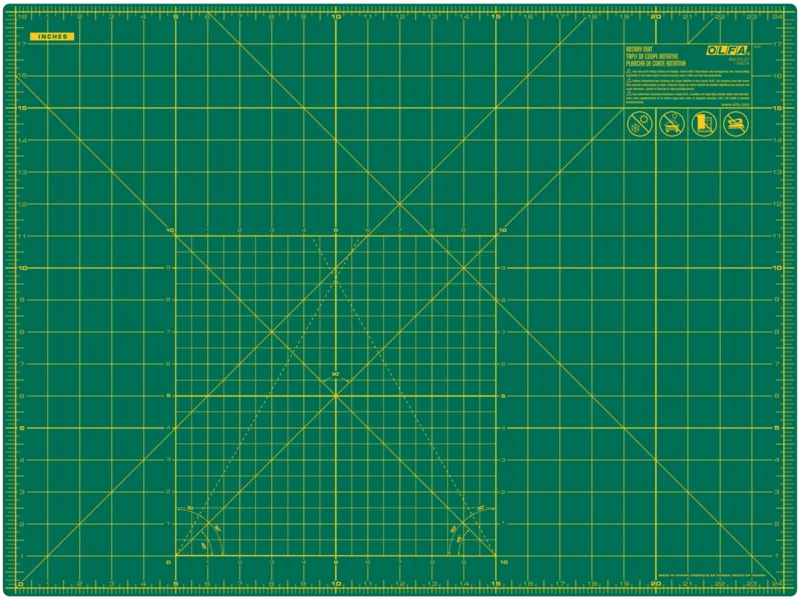 RM-SG 18" x 24" Green Double-Sided, Self-Healing Rotary Mat - Image 5
