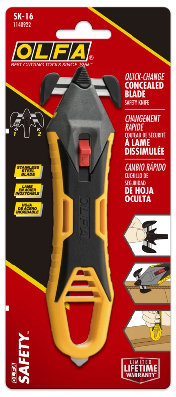 Quick-Change Concealed Blade Safety Knife | SK-16 - Image 4
