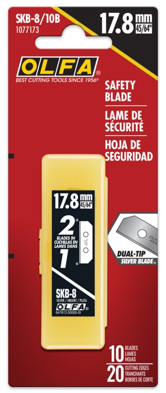 SKB-8 SK-8 Replacement Blade with 90° Edge, Pack of 10 - Image 3